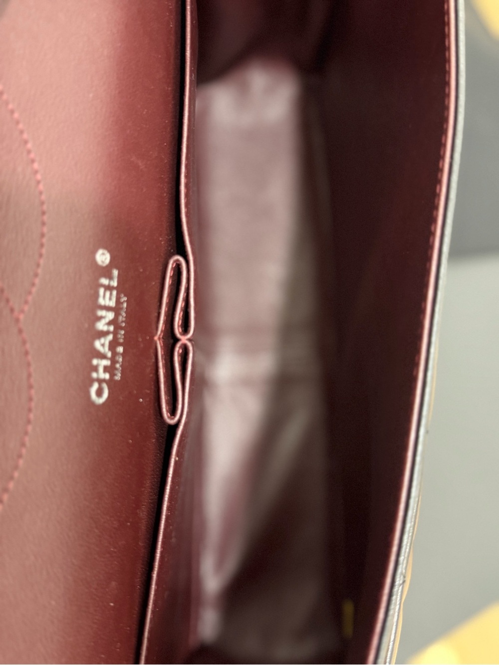 Chanel Lambskin Quilted Maxi Double Flap with Silver Hardware - Picture 10 of 12
